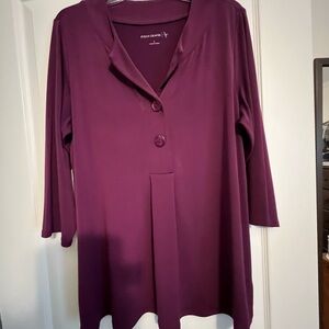 Susan Graver Liquid Knit Tunic 1X